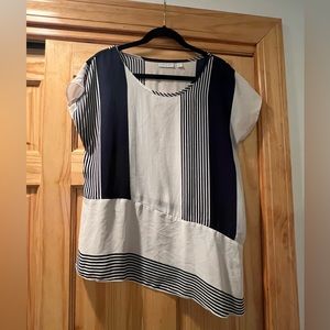 New York and Company Asymmetrical Blouse